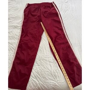 Vintage 80s ASICS Tiger Windbreaker Pants Red Size M‎